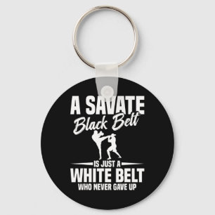 Chaveiro Artes Marciais Savate Boxe Faixa Preta Kickboxing 