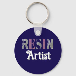 Chaveiro Artesão Artista de Resina 
