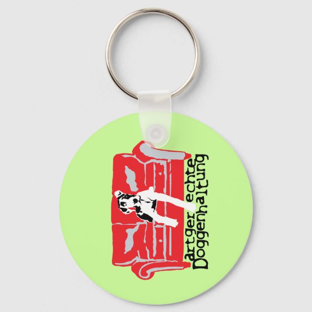 Chaveiro Artgerechte Doggenhaltung (Frente)