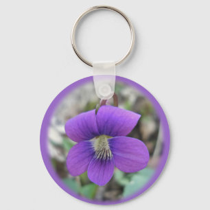 Chaveiro Artigos de coordenação do Wildflower violeta