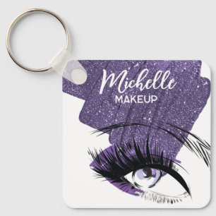 Chaveiro Artista de Maquiagem de Olhos Glam Purple Brilhant