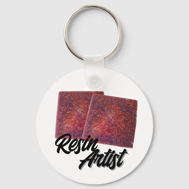 Chaveiro Artista de Resina Sparkle Crafter  (Frente)