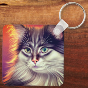 Chaveiro Artsy Cats
