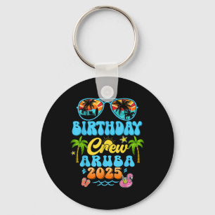 Chaveiro Aruba Birthday Crew Vacation Cruise 2025 Summer Gr