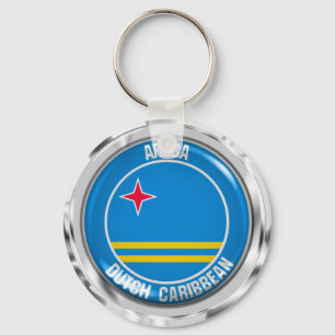 Chaveiro Aruba Round Emblem
