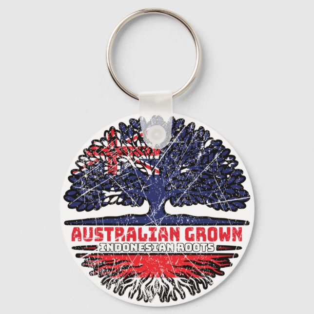 Chaveiro Árvore australiana indonésia (Frente)