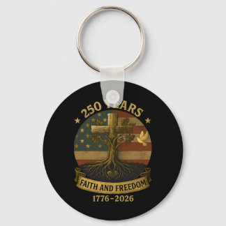 Chaveiro Árvore Cruz de Bandeira 250 Anos Fé e Liberdade 17