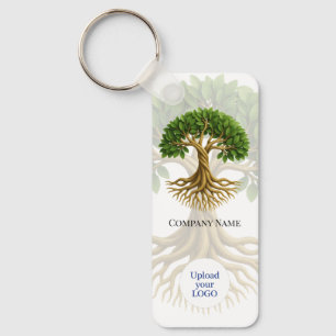 Chaveiro Árvore da vida útil Logotipo comercial Material de