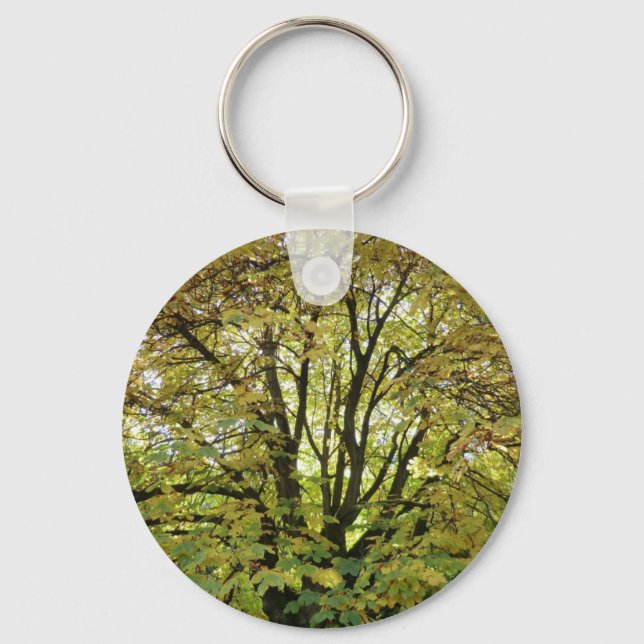 Chaveiro Árvore de castanha de outono (Frente)