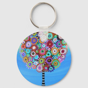 CHAVEIRO ÁRVORE DE JUDAICA HAMSA DA PROTECÇÃO OCULAR DO 