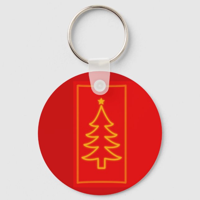 Chaveiro Árvore de Natal (Frente)