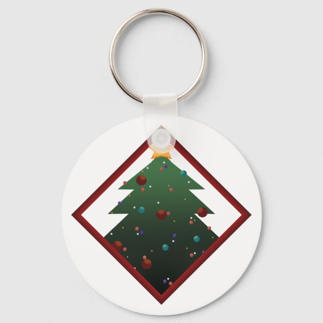 Chaveiro Árvore de Natal (Frente)