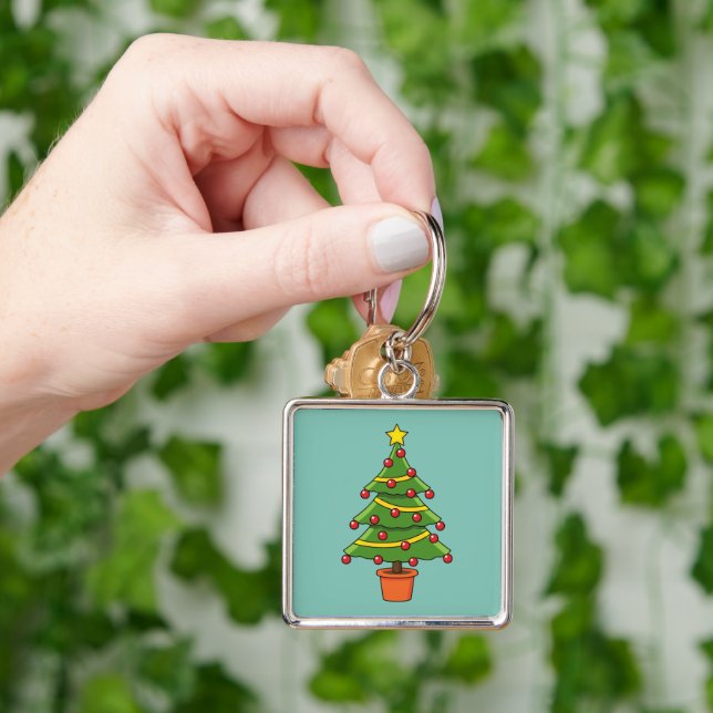 Chaveiro Árvore de Natal (Mão)