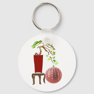 Chaveiro Árvore de Natal Bonsai