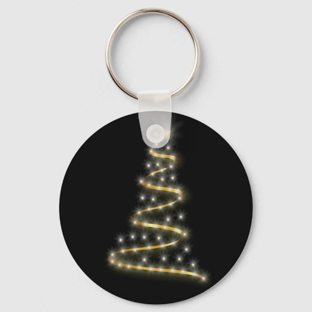 Chaveiro Árvore de natal brilhante (Frente)