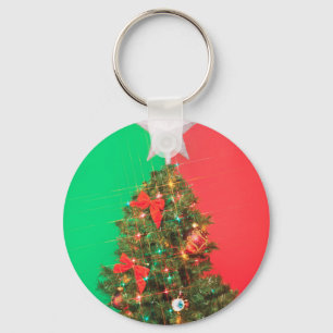 Chaveiro árvore de natal colorblock
