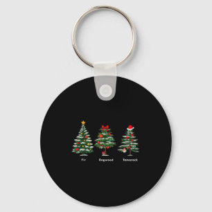 Chaveiro Árvore de Natal com Mensagem Oculta Sutil Anti Tru
