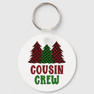 Chaveiro Árvore de Natal da Xadrez de Buffalo