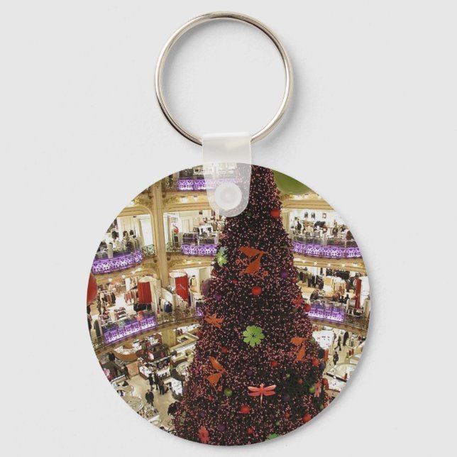 Chaveiro Árvore de Natal de Paris Lafayette (Frente)