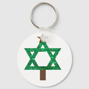 Chaveiro árvore de natal do christmukkah