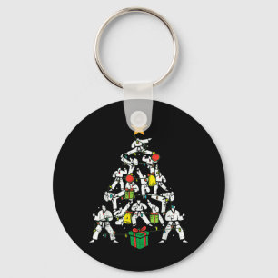 Chaveiro Árvore de Natal do Taekwondo Natal Artes Marciais