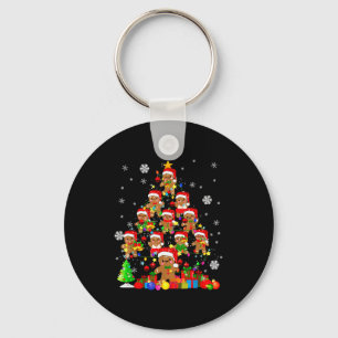 Chaveiro Árvore de Natal Gingerbread Natal Papai Noel Ginge