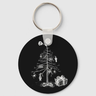 Chaveiro Árvore de Natal gótico