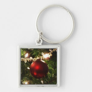 Chaveiro Árvore de Natal I Feriado Verde Bonito e Vermelho