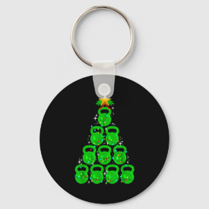 Chaveiro Árvore de Natal Kettlebell Xmas Academia Treino Fi