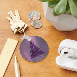 Chaveiro Árvore de Natal Moody Plum Roxo Profundo