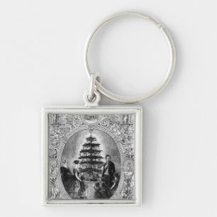 Chaveiro Árvore de Natal no castelo de Windsor, 1848