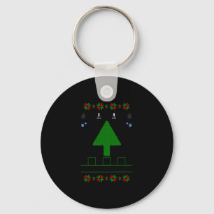 Chaveiro Árvore de Natal Preto Químico