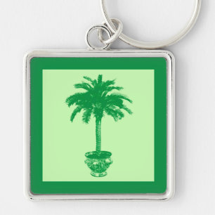 Chaveiro Árvore de Palma Potente - esmeralda e verde-claro