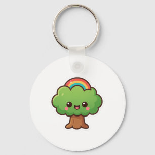 Chaveiro Árvore Kawaii Amigável