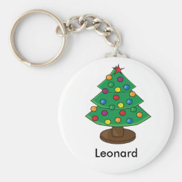 Chaveiro Árvore natalícia de três níveis