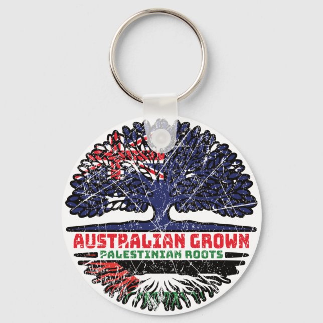 Chaveiro Árvore Palestina da Austrália Australiana (Frente)