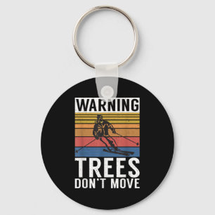 Chaveiro Árvores de Advertência Não Mover Neve Esportes de 