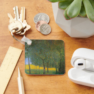 Chaveiro Árvores de fruta por Gustav Klimt, Vintage Art Nou