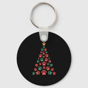 Chaveiro Árvores de Natal para amantes de cães
