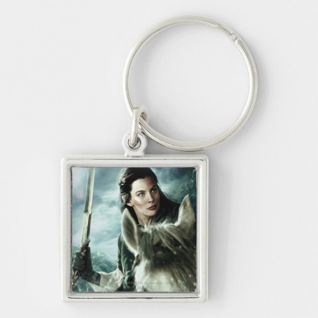 Chaveiro ARWEN™ em neve e espada (Frente)