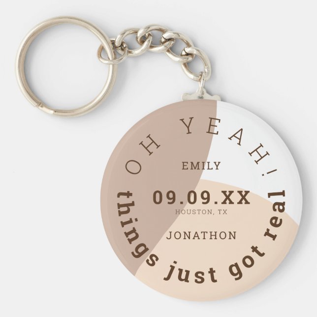 Chaveiro As Coisas Acabaram De Ficar Muito Divertidas Com O (Frente)