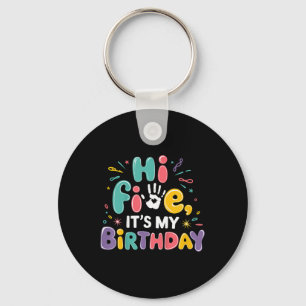 Chaveiro As Crianças Cinco São A Minha Festa de aniversário
