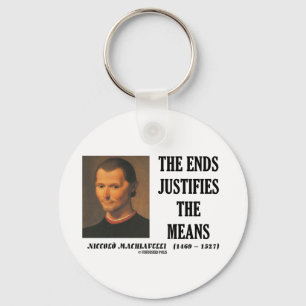 Chaveiro As extremidades de Machiavelli justificam as