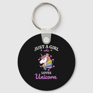 Chaveiro As garotas adoram o Unicorn Fan Club