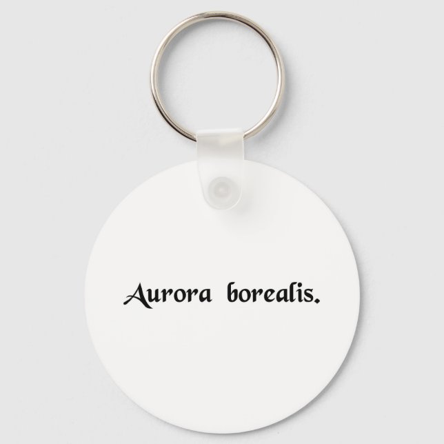 Chaveiro As luzes do Norte (Frente)
