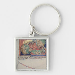 Chaveiro As maxilas do inferno que engolem o dragão