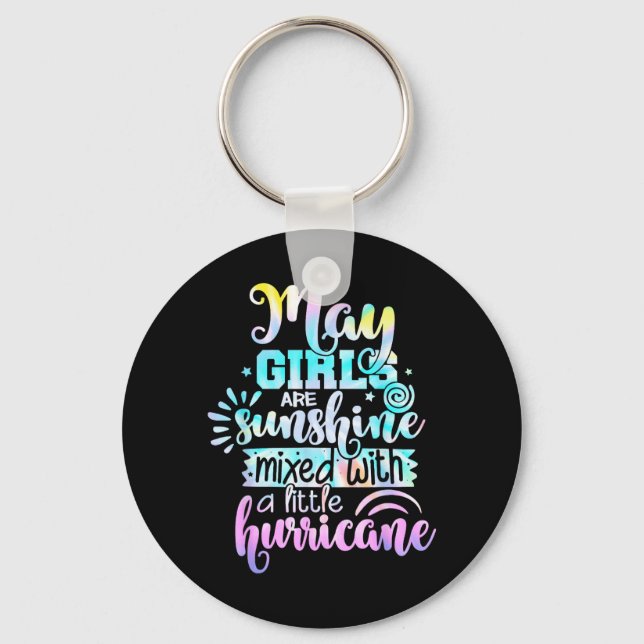Chaveiro As meninas de maio são sol misturado com um pouco (Frente)