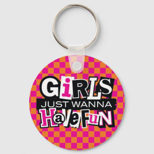 Chaveiro As meninas têm o divertimento