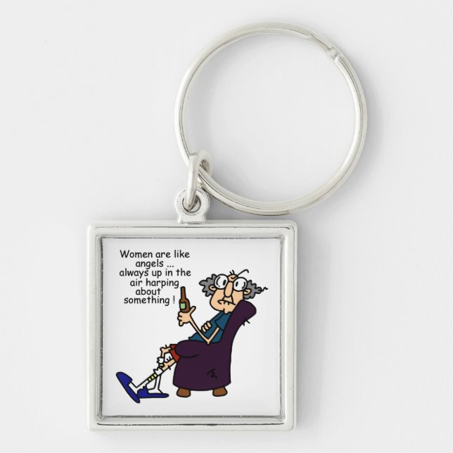 Chaveiro As Mulheres São Como Anjos (Frente)