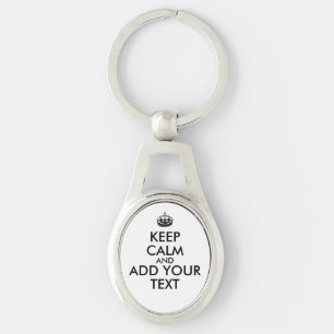 Chaveiro As palavras customizáveis da cor mantêm o chavei